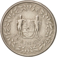 Monnaie, Surinam, 25 Cents, 1987, TTB+, Nickel Plated Steel, KM:14A - Surinam 1975 - ...