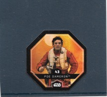 JETON 2015 COLLECTOR. STAR WARS ( LECLERC ). POE DAMERON. N° 43 .COSMIC SHELLS - Episodio II