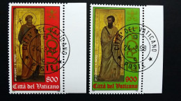 Vatikan 1242/3 Oo/ESST, EUROPA/CEPT 1998, Triptychon Stefaneschi Aus Der Werkstatt Giottos - Oblitérés
