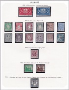 Irlande - Collection Vendue Page Par Page - Timbres Neufs *(avec Charnière) / Oblitérés- Qualité B/TB - Gebraucht