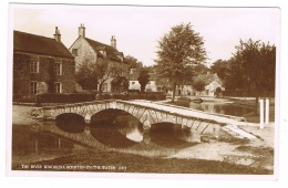 RB 1131 - J. Salmon Real Photo Postcard - River Windrush Bourton-on-the-Water Gloucestershire - Autres & Non Classés