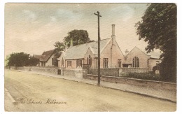 RB 1131 - Early Postcard - The Schools Melbourn Village - Cambridgeshire - Autres & Non Classés