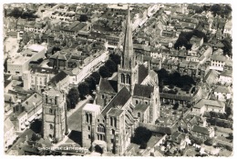 RB 1131 - Aerial Real Photo Postcard - Houses & Chichester Cathedral - Sussex - Chichester