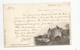 Cp , 15 , Château D'AUZERS , Cantal , Voyagée 1903 , Dos Simple - Sonstige & Ohne Zuordnung