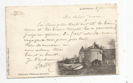 Cp , 15 , Château D'AUZERS , Cantal , Voyagée 1903 , Dos Simple - Autres & Non Classés