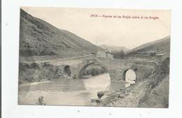 JACA PUENTE DE LAS GRAJAS SOBRE EL RIO ARAGON - Huesca