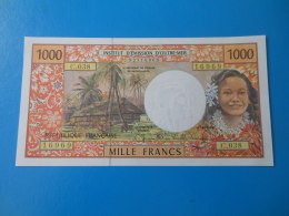 French Pacific Territories Tahiti 1000 Francs 1996 P2a/b UNC - Territoires Français Du Pacifique (1992-...)