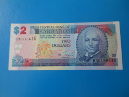 Barbades Barbados 2 Dollars 2000 P60 UNC - Barbados (Barbuda)