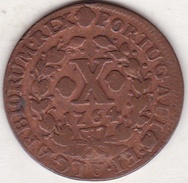 Portugal. 10 Reis 1764 Joseph I. KM# 243.2. Cuivre/Copper - Portugal