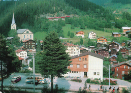 PK - CP - Fiesch - Wallis - Restaurant - Oldtimer VW Van T1 - Animé - Fiesch