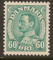 DENMARK 1933 60o SG 283a HM #XN115 - Unused Stamps