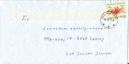 Greenland Cover Sent To Denmark Nanortalik 23-3-1995 - Lettres & Documents