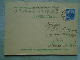 D143713 HUNGARY-Postcard  1932  Dr. Pekár Mihály  Pécs  10 F Stamp - Storia Postale
