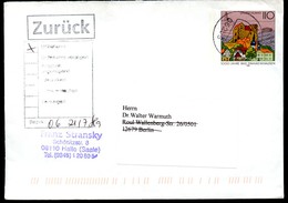 BUND USo5 AIIY Umschlag Flache Klappe Ohne Aussparung UNBEKANNT ZURÜCK 1999 - Covers - Used