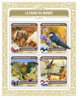 TOGO 2016 ** Barn Swallow Rauchschwalbe M/S - OFFICIAL ISSUE - A1647 - Golondrinas