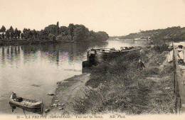 CPA - La FRETTE (95) - Aspect D´un Coin De Seine , Péniche Amarrée Au Début Du Siècle - La Frette-sur-Seine