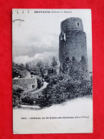 Cpa 35 SAINT AUBIN Du CORMIER Chateau BREIZH  Tampon 132 Eme, 332 Eme RI 51 REIMS 22 CHATELAUDREN - Châtelaudren