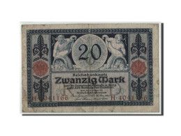 Billet, Allemagne, 20 Mark, 1915, 1915-11-04, KM:63, B+ - 20 Mark