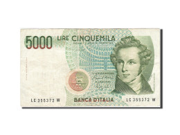 Billet, Italie, 5000 Lire, 1984-1985, 1985-01-04, KM:111b, TB+ - 5.000 Lire