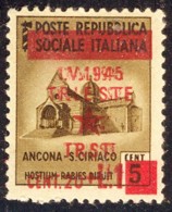 YUGOSLAVIA - ITALIA - TRIESTE - ERROR - DOPPIA Soprastampa - **MNH - 1945 - Occ. Yougoslave: Trieste