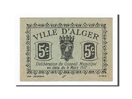 Billet, Algeria, 5 Centimes, 1917, 1917-03-09, SPL - Algerien