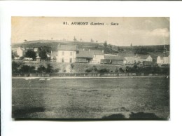 CP - AUMONT    (48) GARE - Aumont Aubrac