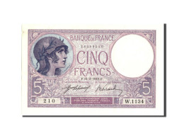 Billet, France, 5 Francs, 5 F 1917-1940 ''Violet'', 1918, 1918-03-11, SPL - 5 F 1917-1940 ''Violet''