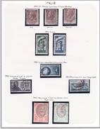 Italie - Collection Vendue Page Par Page - Timbres Oblitérés / Neufs * (avec Charnière) - Qualité B/TB - 1946-60: Usati