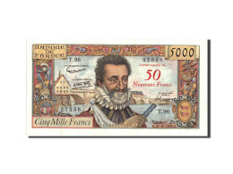 Billet, France, 50 Nouveaux Francs On 5000 Francs, 1955-1959 Overprinted With - 1955-1959 Sobrecargados (Nouveau Francs)