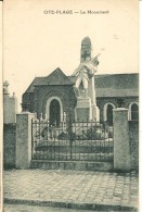 Oye Plage-monument Aux Morts-1914-1918-cpa - Oye Plage
