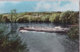 Carte 1960 MONTESSON LA BORDE / BORDS DE SEINE (péniche ,gabarre,fluviale) - Montesson