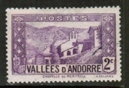 ANDORRA---French  Scott # 24 VF USED - Used Stamps