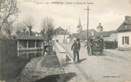 CPA - PONTACQ (64) - Aspect Du Lavoir Près De La Route De Tarbes Dans Les Années 20 - Pontacq