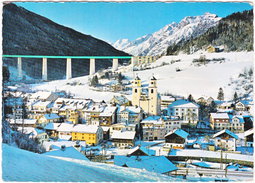 Gf. Wintersportort Steinach Am Brenner. Berg Und Schilifte Mit Gschnitztalbrücke. Brennerautobahn. 1352 - Steinach Am Brenner