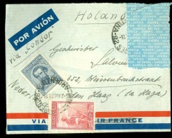 BRIEFOMSLAG Uit 1939 Gelopen Van ZAPIOLA ARGENTINIE Naar DEN HAAG Via CONDOR (10.525) - Storia Postale