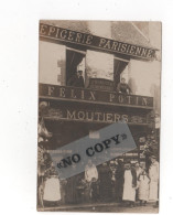 LE MERLERAULT - ( Orne) - CARTE PHOTO - MOUTIERS.A - 96 Grande Rue - Produits FELIX POTIN - BELLE CARTE !!!!!! - Le Merlerault