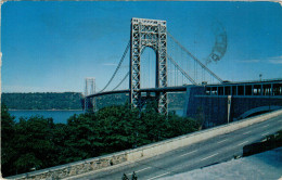 GEORGE  WASHINGTON  BRIDGE      2 SCAN    (VIAGGIATA) - Hudson River