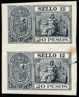PUERTO RICO. Pólizas. 1899/99. 2 Series Mayoría En Parejas. Una Completa Y La Otra A Falta De 2... - Revenue Stamps