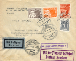 AUSTRIA. Carta Circulada Por Primer Vuelo Viena-Constance - Zurich. Año 1928. Cat. Muller 145. Peso= 15... - Andere & Zonder Classificatie