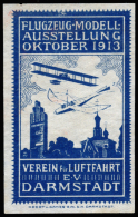 ALEMANIA IMPERIO. 4 Viñetas Alemanas Alusivas A La Exposición Aérea El Año 1913.... - Andere & Zonder Classificatie