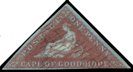 CABO BUENA ESPERANZA. Ø 1. Precioso. Firmado Cajal. Cat. 300 €. Peso= 15 Gramos. - Cape Of Good Hope (1853-1904)