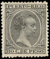 PUERTO RICO. * 115/29. El Nº 124 Ligeros Defectos (escaso Valor). Buenos Centrajes. Cat. 162 €. Peso= 15... - Puerto Rico