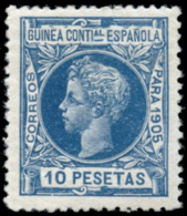 GUINEA. * 27/42. Magnífico Centraje Y Color Muy Fresco. Rarísima En Esta Calidad. Certificado Graus... - Guinée Espagnole