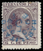 FERNANDO PÓO. * 33hi. Habilitación Invertida. Cat. 270 €. Peso= 15 Gramos. - Fernando Poo