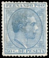 FERNANDO PÓO. */(*) 2/4. Bastante Bonitos. Cat. 250 €. Peso= 15 Gramos. - Fernando Poo