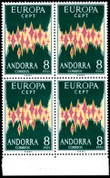 ** 72. Europa '72. En Bloque De 4. Lujo. Peso= 15 Gramos. - Unused Stamps