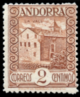 * 28d. 2 Cts. Castaño. Centraje De La Emisión. Cat. 225 €. Peso= 15 Gramos. - Neufs