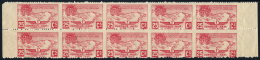 ** N.E. 13. 25 Cts. Bloque De 10. Sin Dentado Vertical. Peso= 15 Gramos. - Unused Stamps