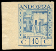 ** 17ccs. 10 Cts. Sin Dentar, Color Azul. No Catalogado. Dictamen CMF. Rarísimo. Peso= 15 Gramos. - Unused Stamps