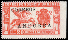 ** 14smd. 20 Cts. Urgente. Sin Dentado Izquierdo. Borde De Hoja. Peso= 15 Gramos. - Unused Stamps